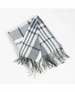 Saro Lifestyle Plaid Design Throw