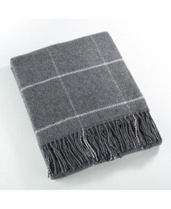 Saro Lifestyle Windowpane Throw -Chic Home Shop 14902732 fpx