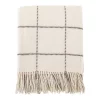 Saro Lifestyle Windowpane Throw