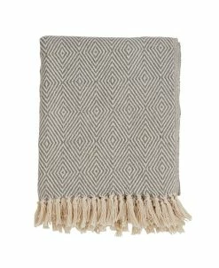 Saro Lifestyle Diamond Weave Throw