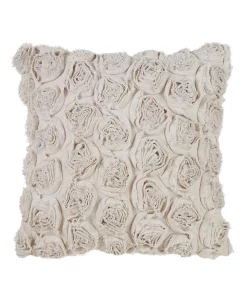 Saro Lifestyle Rose Texture Decorative Pillow, 17 X 17 10 Saro Lifestyle Rose Texture Decorative Pillow, 17 X 17 -Chic Home Shop 15332782 fpx