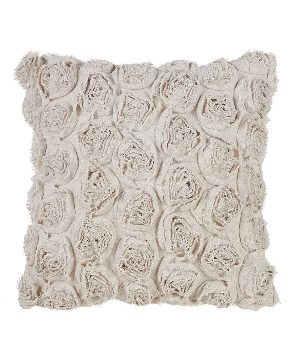 Saro Lifestyle Rose Texture Decorative Pillow, 17 X 17 5 Saro Lifestyle Rose Texture Decorative Pillow, 17 X 17 - Image 5