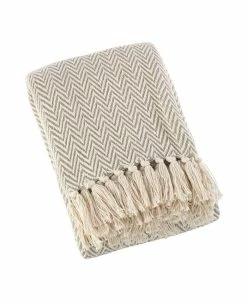 Saro Lifestyle Chevron Throw