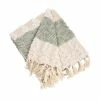 Saro Lifestyle Nubby Design Striped Throw