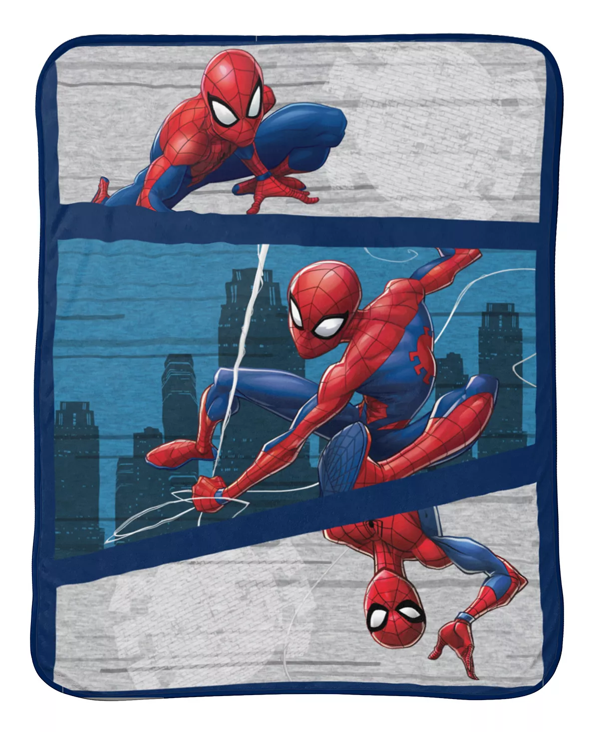 Marvel Spiderman City Swinger Baby Sherpa Throw 1 Marvel Spiderman City Swinger Baby Sherpa Throw
