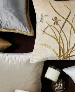 Michael Aram Iris Embroidered Velvet Decorative Pillow 18 X 18 8 Michael Aram Iris Embroidered Velvet Decorative Pillow 18 X 18 -Chic Home Shop 16904315 fpx