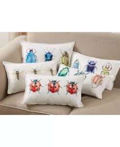 Saro Lifestyle Bugs Decorative Pillow, 12 X 20 -Chic Home Shop 17034095 fpx