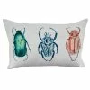 Saro Lifestyle Bugs Decorative Pillow, 12 X 20