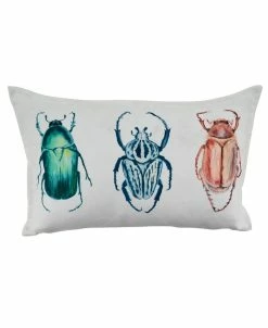 Saro Lifestyle Bugs Decorative Pillow, 12 X 20