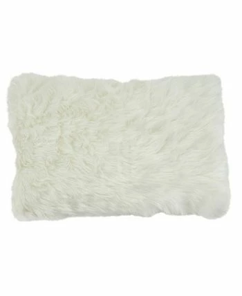 Saro Lifestyle Faux Fur Decorative Pillow, 12 X 20 2 Saro Lifestyle Faux Fur Decorative Pillow, 12 X 20 - Image 2