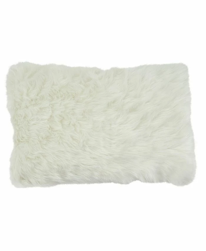 Saro Lifestyle Faux Fur Decorative Pillow, 12 X 20 1 Saro Lifestyle Faux Fur Decorative Pillow, 12 X 20
