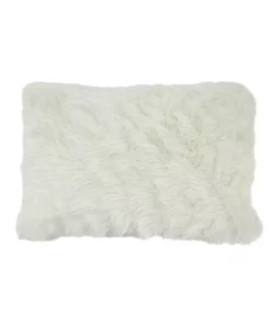 Saro Lifestyle Faux Fur Decorative Pillow, 12 X 20 8 Saro Lifestyle Faux Fur Decorative Pillow, 12 X 20 -Chic Home Shop 17034150 fpx
