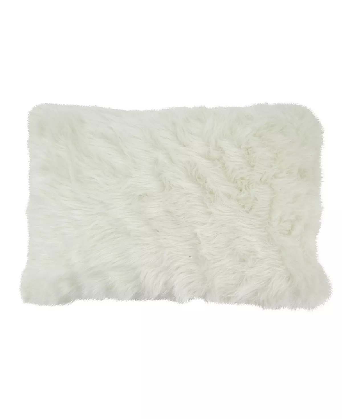 Saro Lifestyle Faux Fur Decorative Pillow, 12 X 20 4 Saro Lifestyle Faux Fur Decorative Pillow, 12 X 20 - Image 4
