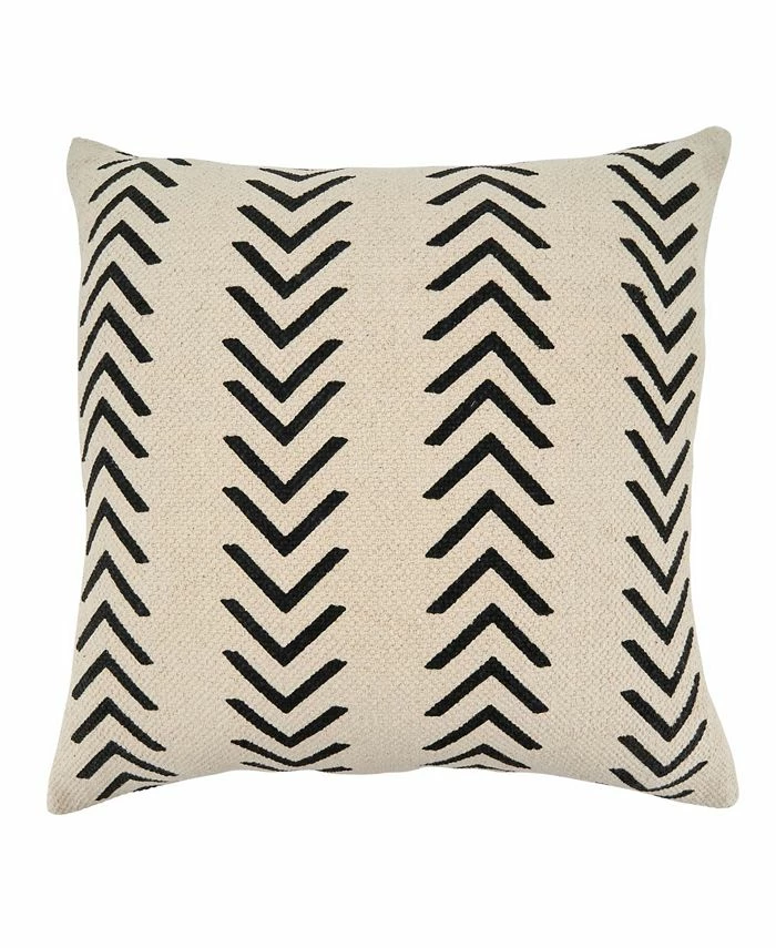 Saro Lifestyle Chevron Design Throw Pillow 1 Saro Lifestyle Chevron Design Throw Pillow