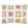 Saro Lifestyle Crochet Throw Pillow