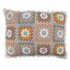 Saro Lifestyle Crochet Decorative Pillow, 12 X 16