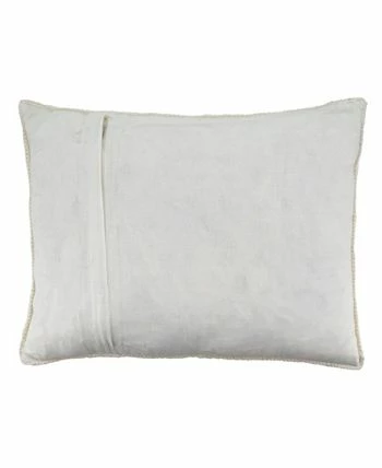 Saro Lifestyle Crochet Decorative Pillow, 12 X 16 2 Saro Lifestyle Crochet Decorative Pillow, 12 X 16 - Image 2