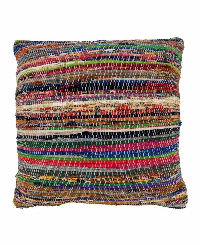 Saro Lifestyle Chindi Decorative Pillow, 22 X 22 1 Saro Lifestyle Chindi Decorative Pillow, 22 X 22