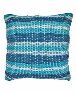 Saro Lifestyle Chindi Striped Decorative Pillow, 22 X 22