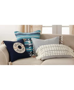 Saro Lifestyle Chindi Striped Decorative Pillow, 14 X 23 -Chic Home Shop 17034482 fpx