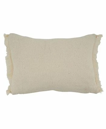 Saro Lifestyle Ge Flower Applique Decorative Pillow, 12 X 18 2 Saro Lifestyle Ge Flower Applique Decorative Pillow, 12 X 18 - Image 2