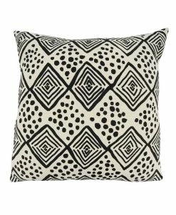 Saro Lifestyle Mudcloth Decorative Pillow, 22 X 22