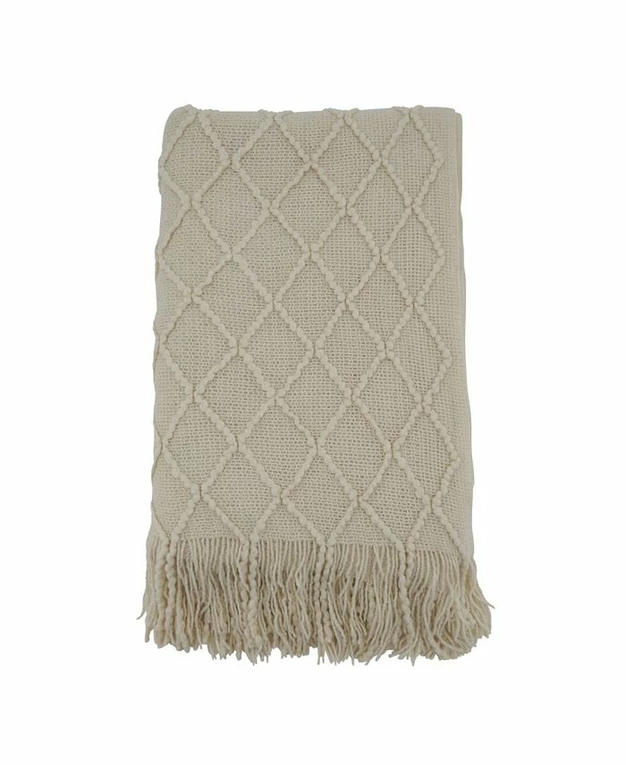 Saro Lifestyle Knitted Throw Blanket 1 Saro Lifestyle Knitted Throw Blanket