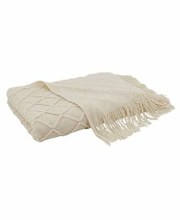 Saro Lifestyle Knitted Throw Blanket 3 Saro Lifestyle Knitted Throw Blanket - Image 3
