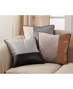 Saro Lifestyle Two Tone Velvet Decorative Pillow, 18 X 18 -Chic Home Shop 17035175 fpx
