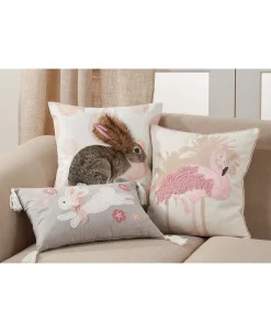 Saro Lifestyle Flamingo Decorative Pillow, 18 X 18 -Chic Home Shop 17035327 fpx