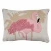 Saro Lifestyle Flamingo Decorative Pillow, 13 X 18