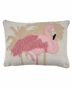 Saro Lifestyle Flamingo Decorative Pillow, 13 X 18