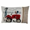 Saro Lifestyle Farm Tractor Decorative Pillow, 13 X 20