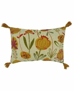 Saro Lifestyle Embroidered Decorative Pillow, 16 X 24