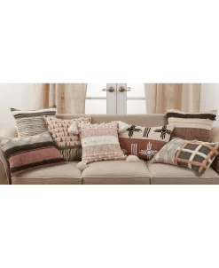 Saro Lifestyle Two Tone Embroidered Decorative Pillow, 16 X 24 -Chic Home Shop 17035532 fpx