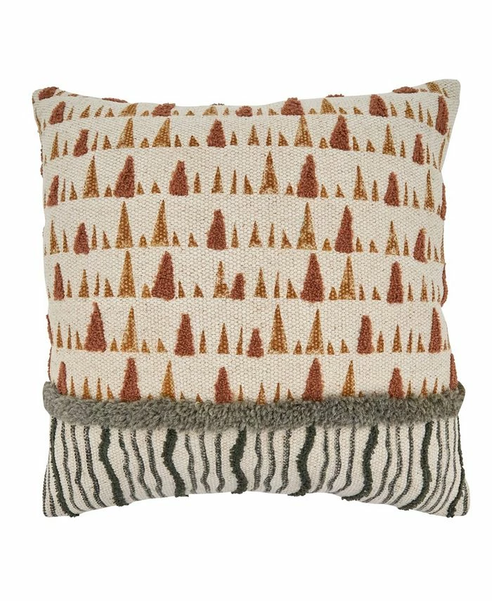 Saro Lifestyle Abstract Embroidered Decorative Pillow, 20 X 20 1 Saro Lifestyle Abstract Embroidered Decorative Pillow, 20 X 20