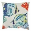 Saro Lifestyle Tropical Fish Decorative Pillow, 20 X 20