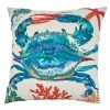 Saro Lifestyle Crab Decorative Pillow, 20 X 20