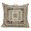 Saro Lifestyle Tufted Print Decorative Floor Pillow, 30 X 30