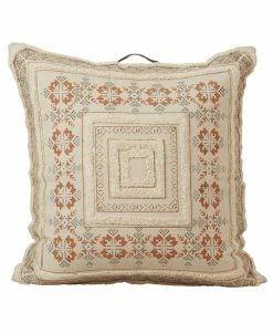 Saro Lifestyle Printed And Tufted Floor Pillow