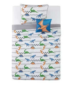 My World Dino Tracks Twin 3 Piece Comforter Set -Chic Home Shop 17137144 fpx
