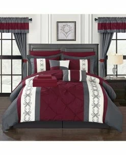 Chic Home Icaria 20 Piece Queen Bed In A Bag Comforter Set