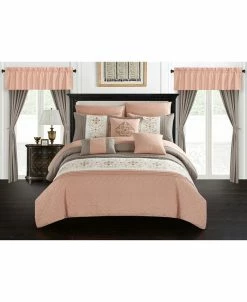 Chic Home Emily 20 Piece Queen Bed In A Bag Comforter Set