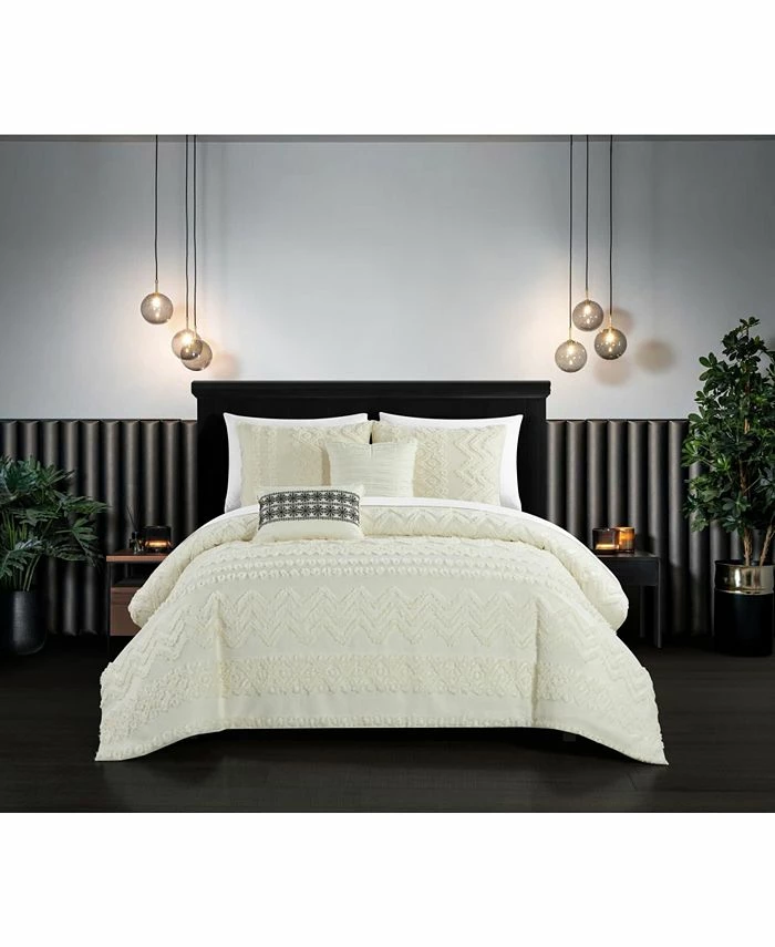 Chic Home Addison 5 Piece Queen Comforter Set 1 Chic Home Addison 5 Piece Queen Comforter Set
