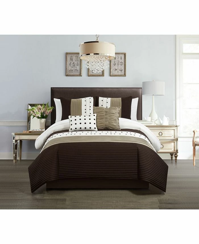 Chic Home Lainy 9 Piece Queen Comforter Set 1 Chic Home Lainy 9 Piece Queen Comforter Set