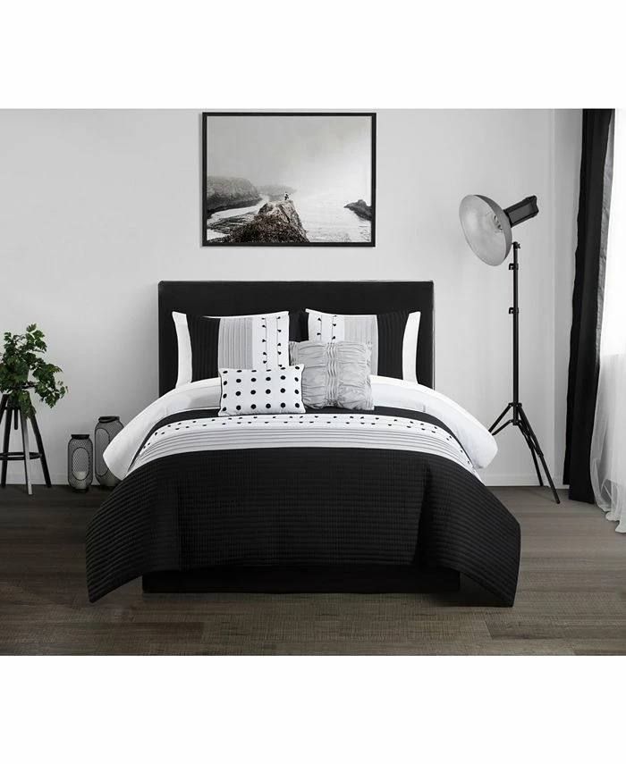 Chic Home Lainy 9 Piece Queen Comforter Set 1 Chic Home Lainy 9 Piece Queen Comforter Set