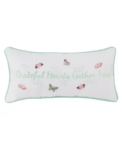 Lenox Grateful Hearts 10 X 20 Decorative Pillow