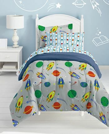 Macy's Dream Factory Space Rocket Twin Comforter Set 1 Macy's Dream Factory Space Rocket Twin Comforter Set