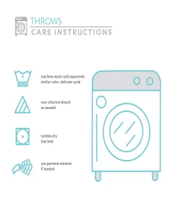 Lush Décor Solid Kantha Pick Stitch Yarn Dyed Cotton Woven Throw Blanket -Chic Home Shop 18376841 fpx