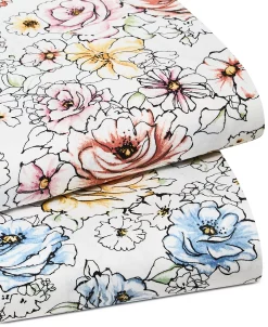 Charter Club Outline Floral 550 Thread Count Cotton Pillowcase Pair, Standard, Created For Macy's -Chic Home Shop 18491914 fpx